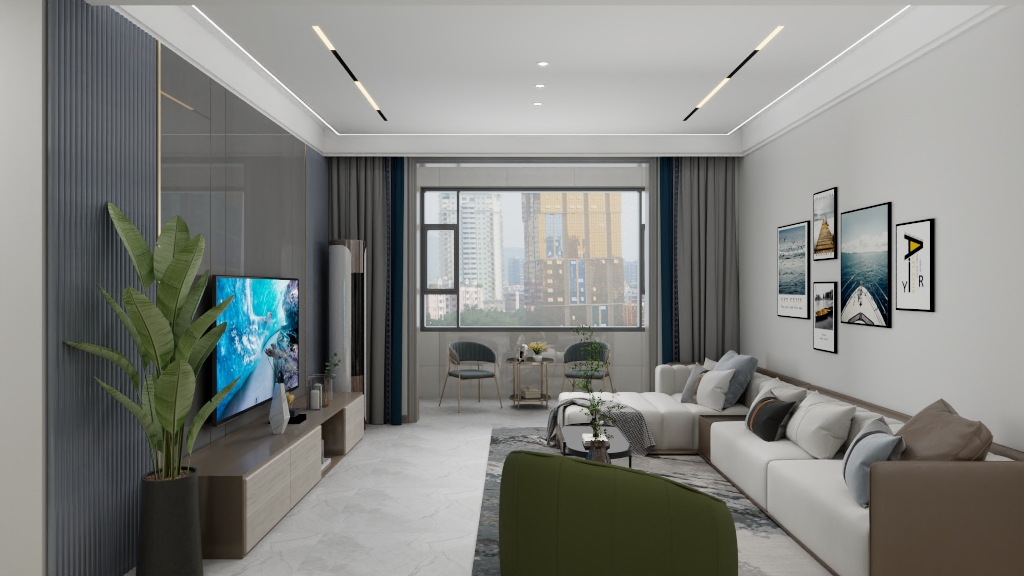 騛wcyl胡亮设计师-陆港新城135-装修设计方案