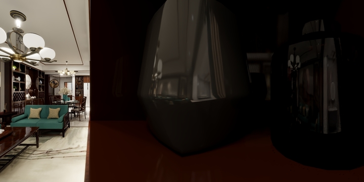 西安华成永泰装饰-39#601新中式-装修设计方案