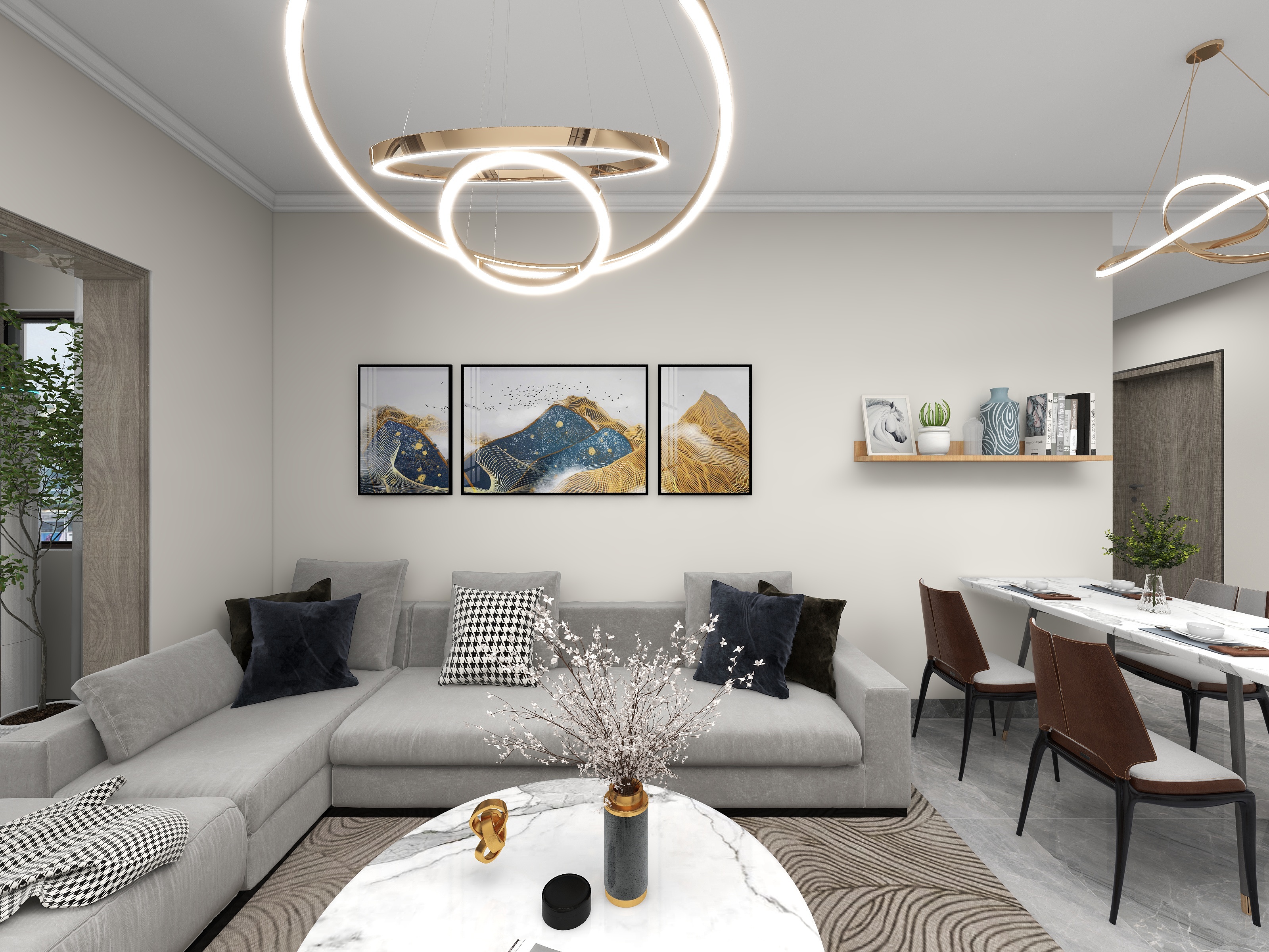 enyi设计工作室-水岸东里装修效果图