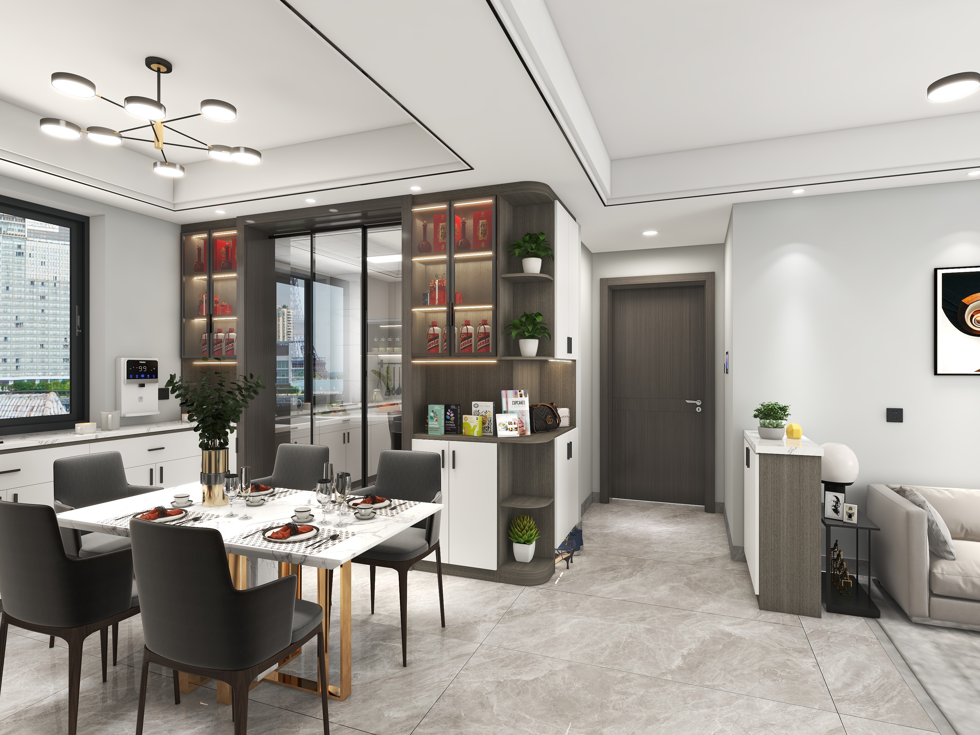 A城中麦田-平安东苑-C区101㎡2室-装修设计方案