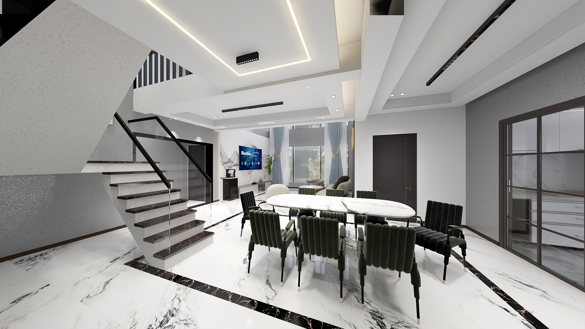 匠程装饰设计-万山华府179㎡4室装修效果图