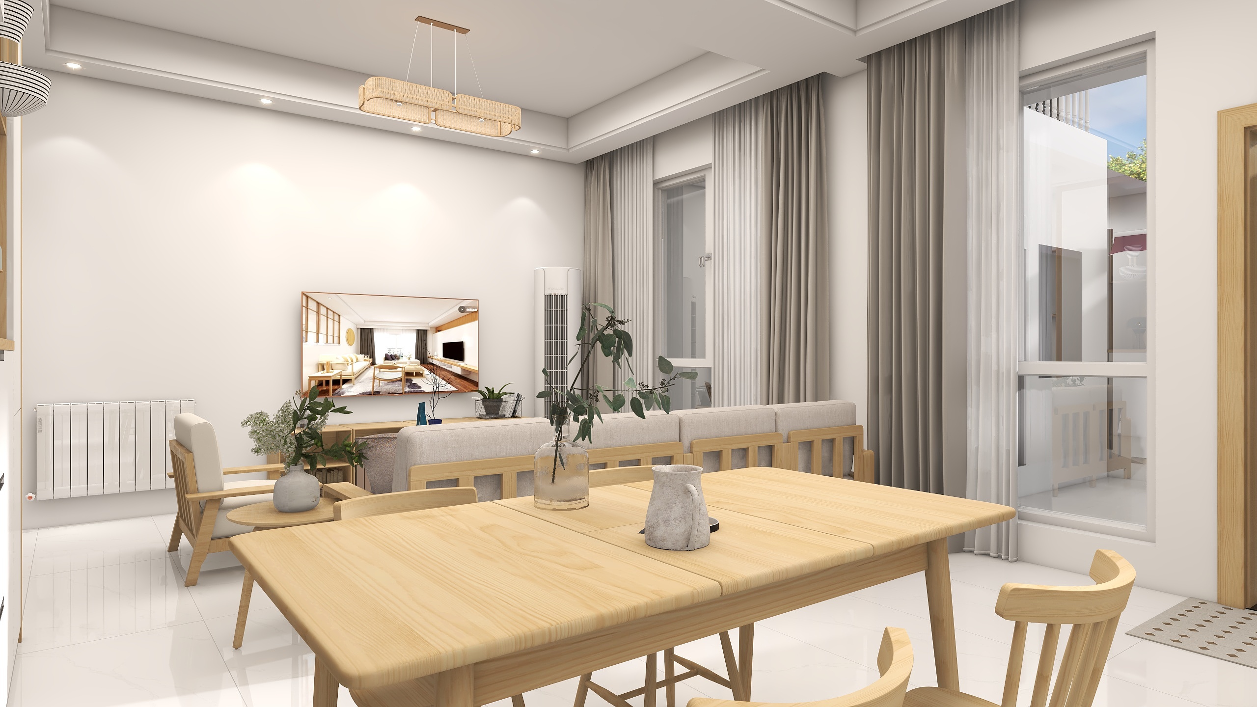 Mr言-简约两层日式雅居-自建房装修效果图