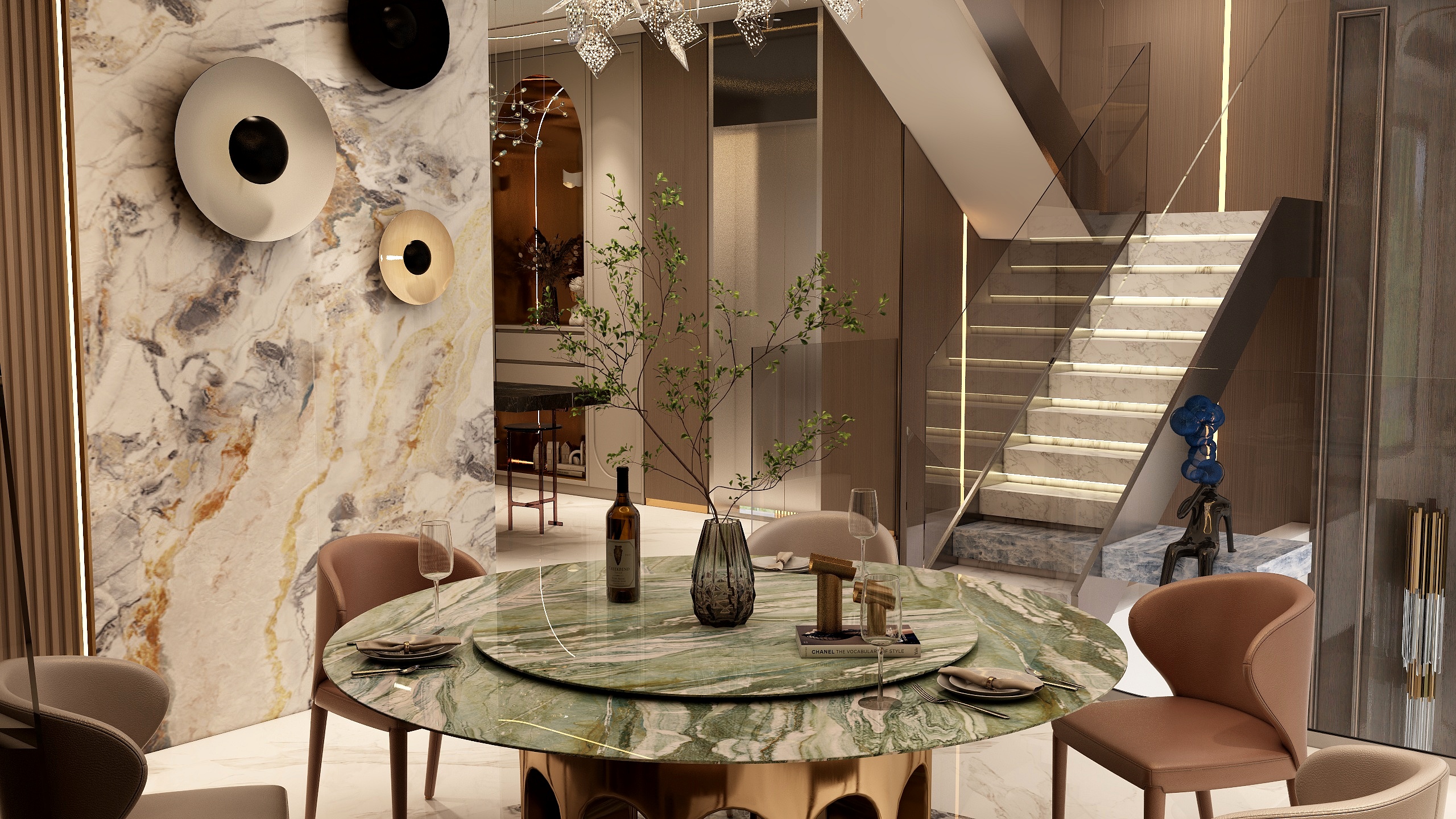 曾幸运-450平方岭南-装修设计方案