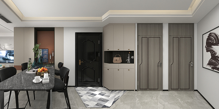 米兰纳玫CScu-左邻右舍99㎡2室-装修设计方案