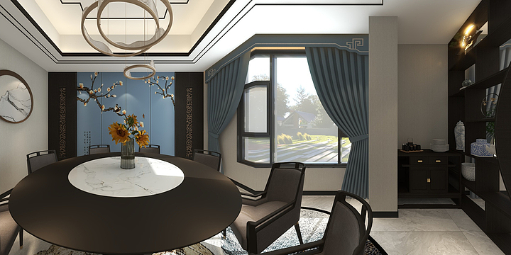 仪陇紫名都装饰-金松湖畔17-2-101 102 -装修设计方案