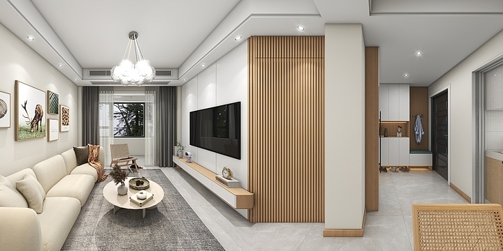 全景VR效果-和平 新都.泰和府 7 - 3 - 701-装修设计方案