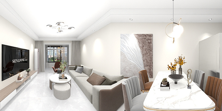 小于同志丶-水岸名都-装修设计方案