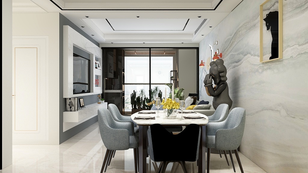 当代毕加索-考试户型-装修设计方案