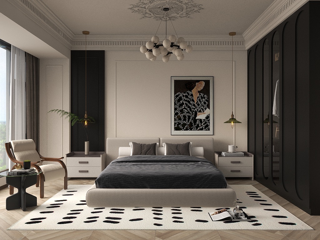 Arya紫君-中古卧室 案例-副本-装修设计方案