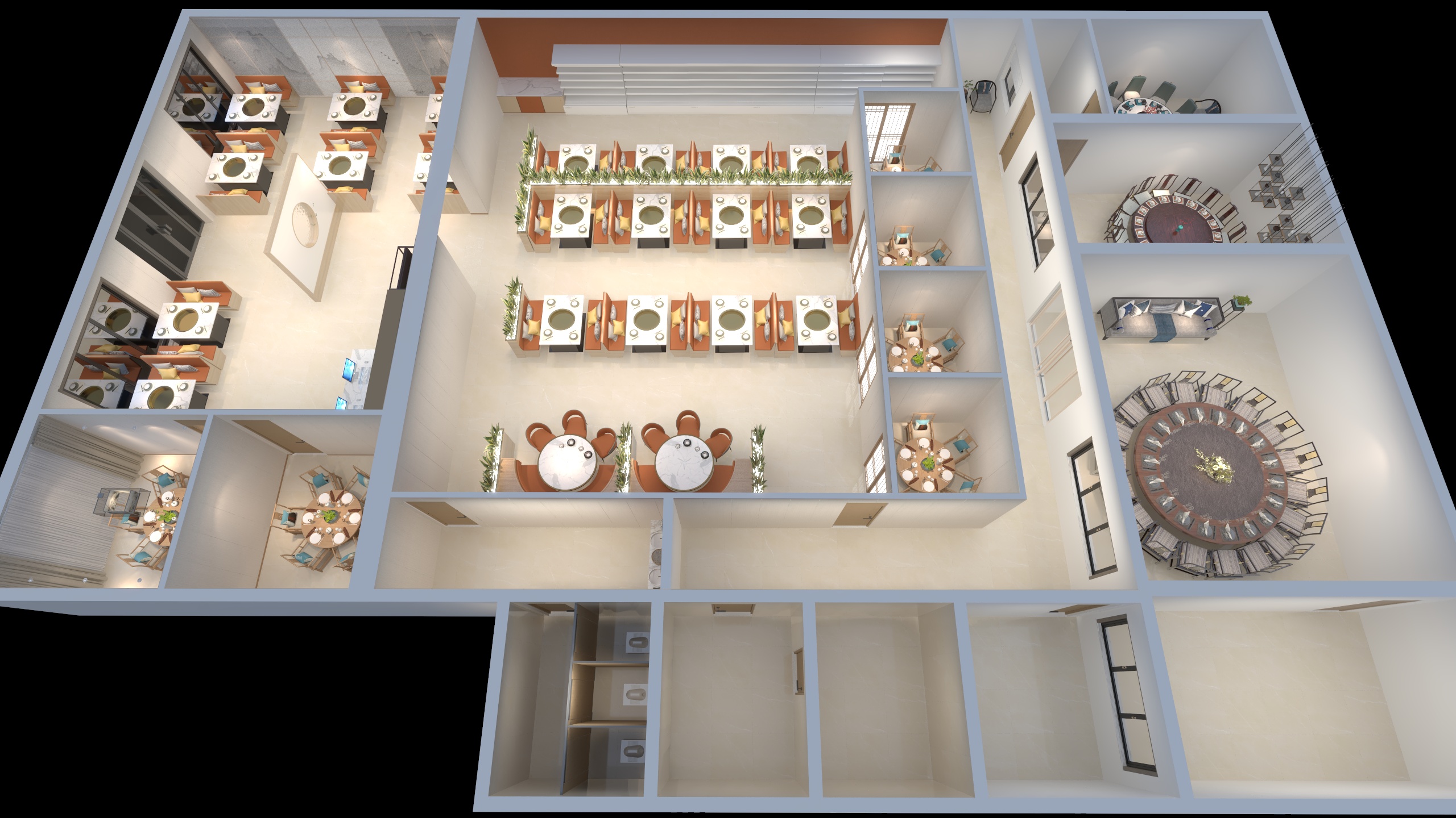 Y17713206061-饭店-装修设计方案