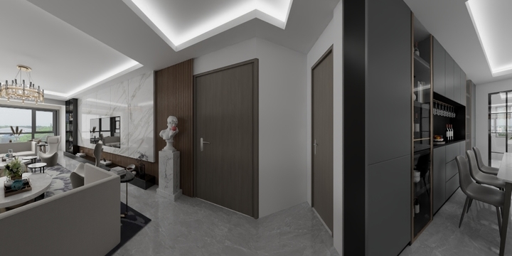 一路向前YLXQ-170m²-装修设计方案