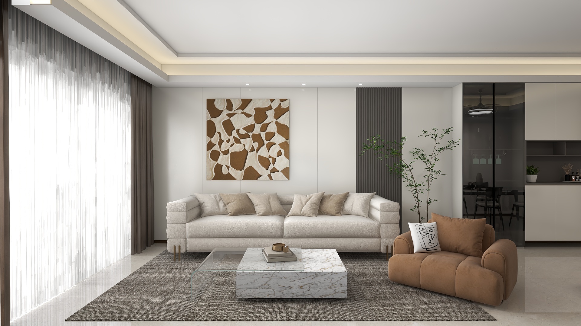 0.0HZ-京基智农·山海御园94㎡3室-装修设计方案