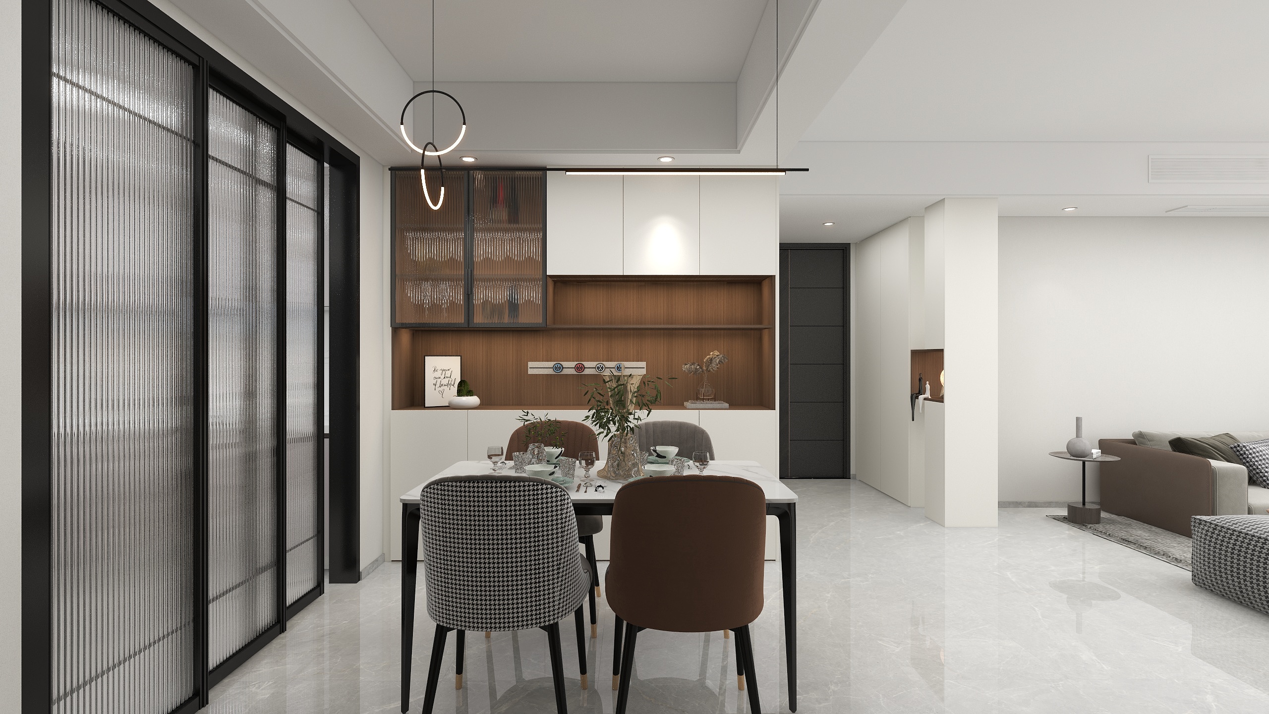 在爱琴海说爱琴-富贵园4-804平面布局图-装修设计方案