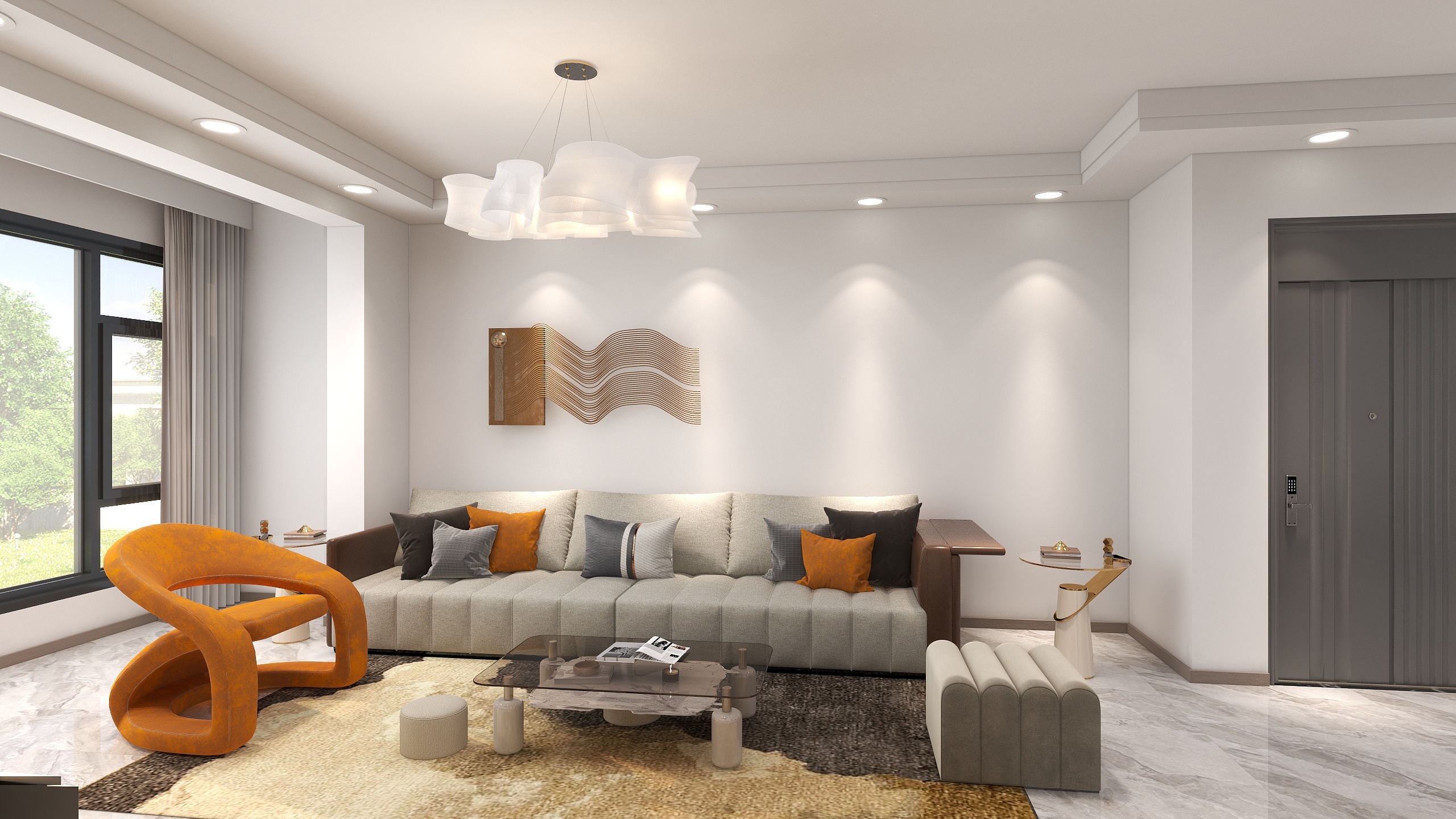 代达罗斯-【全漫】翡翠山二期89㎡ 刘洋客户26-2-601 ★瓷砖通铺-装修设计方案