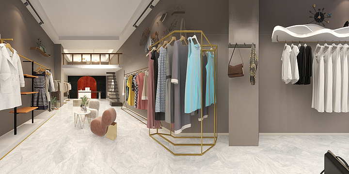 末代情人XHMUl-服装店-装修设计方案