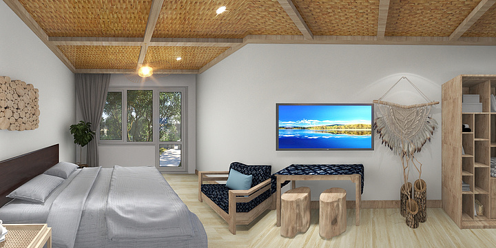 一路生花middot-三坡如意农家院-装修设计方案