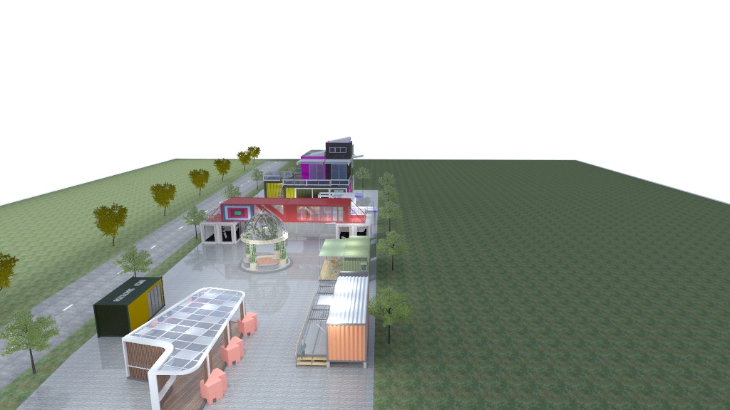 畅享空间  牟韩  15683627987-集装箱小镇-装修设计方案