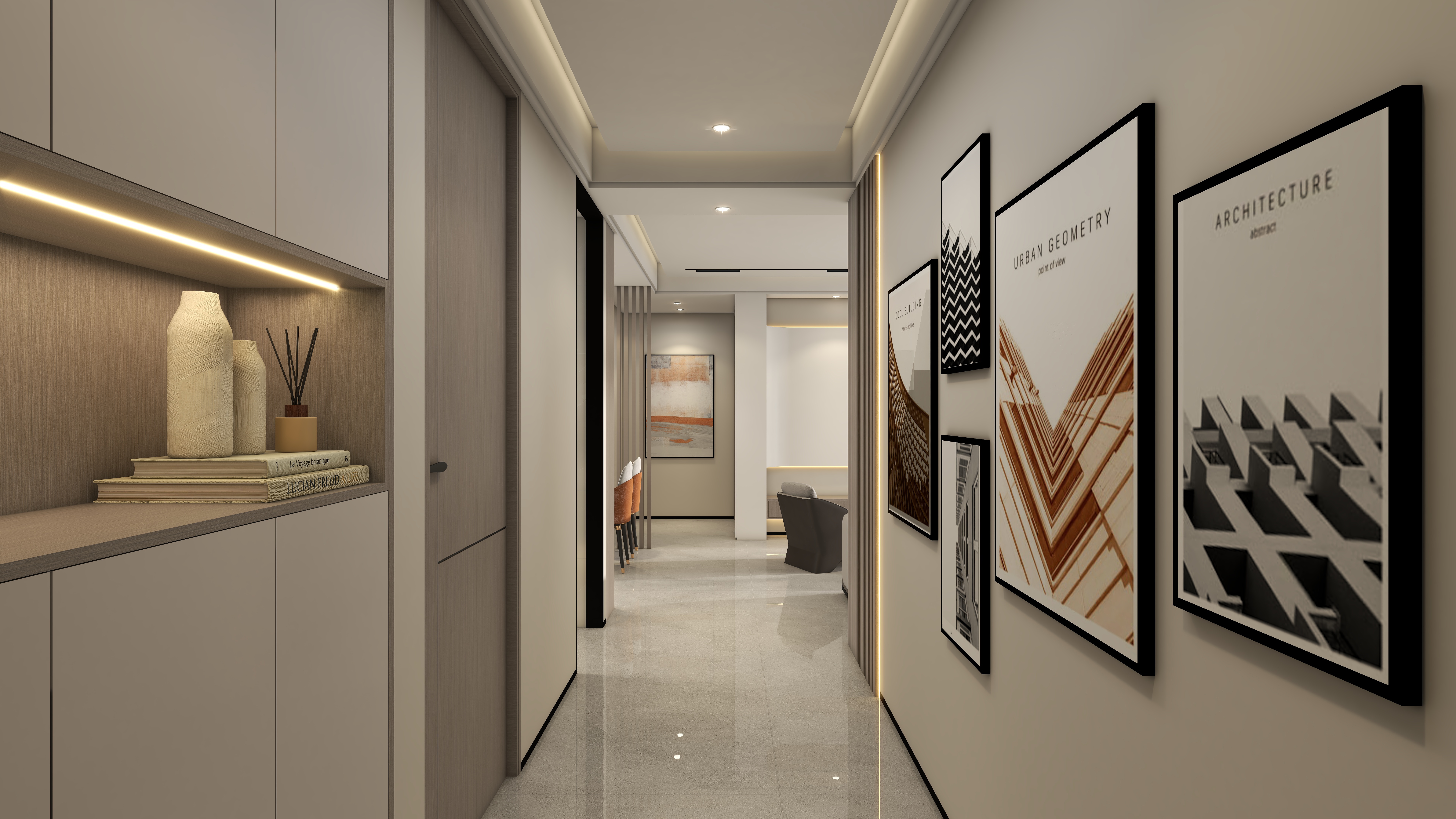 星空设计500一套-轻奢104㎡3室装修效果图