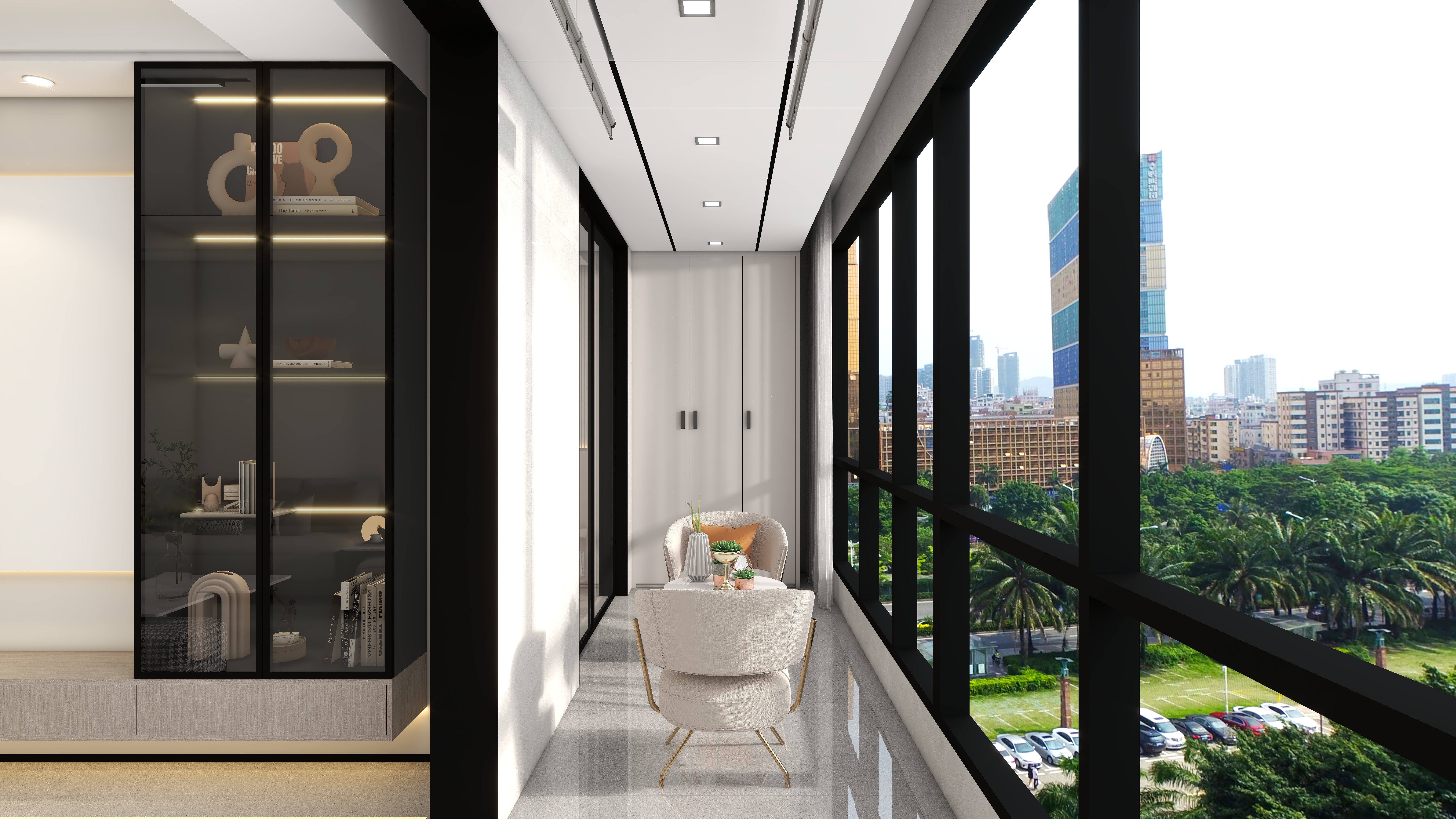 星空设计500一套-轻奢104㎡3室装修效果图