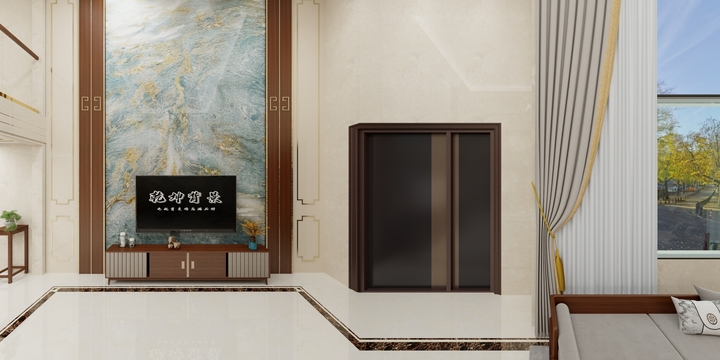 ACDIY-玲珑湾-暖色新中式-装修设计方案