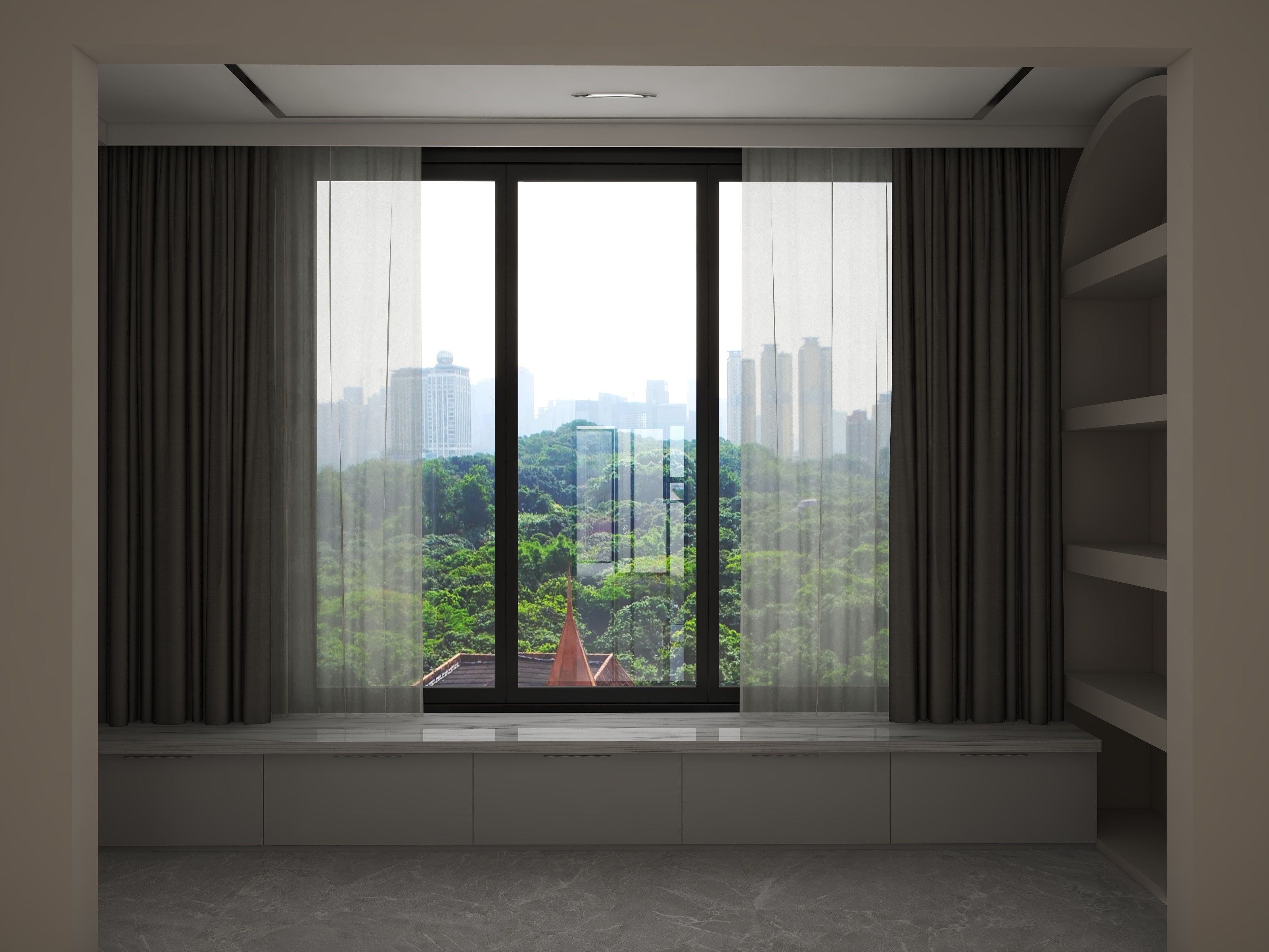 浅海设计表现-京海城家泰-装修设计方案