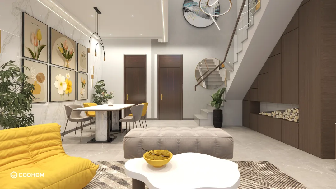 Interior Designs的装修设计方案:lobby dinning living