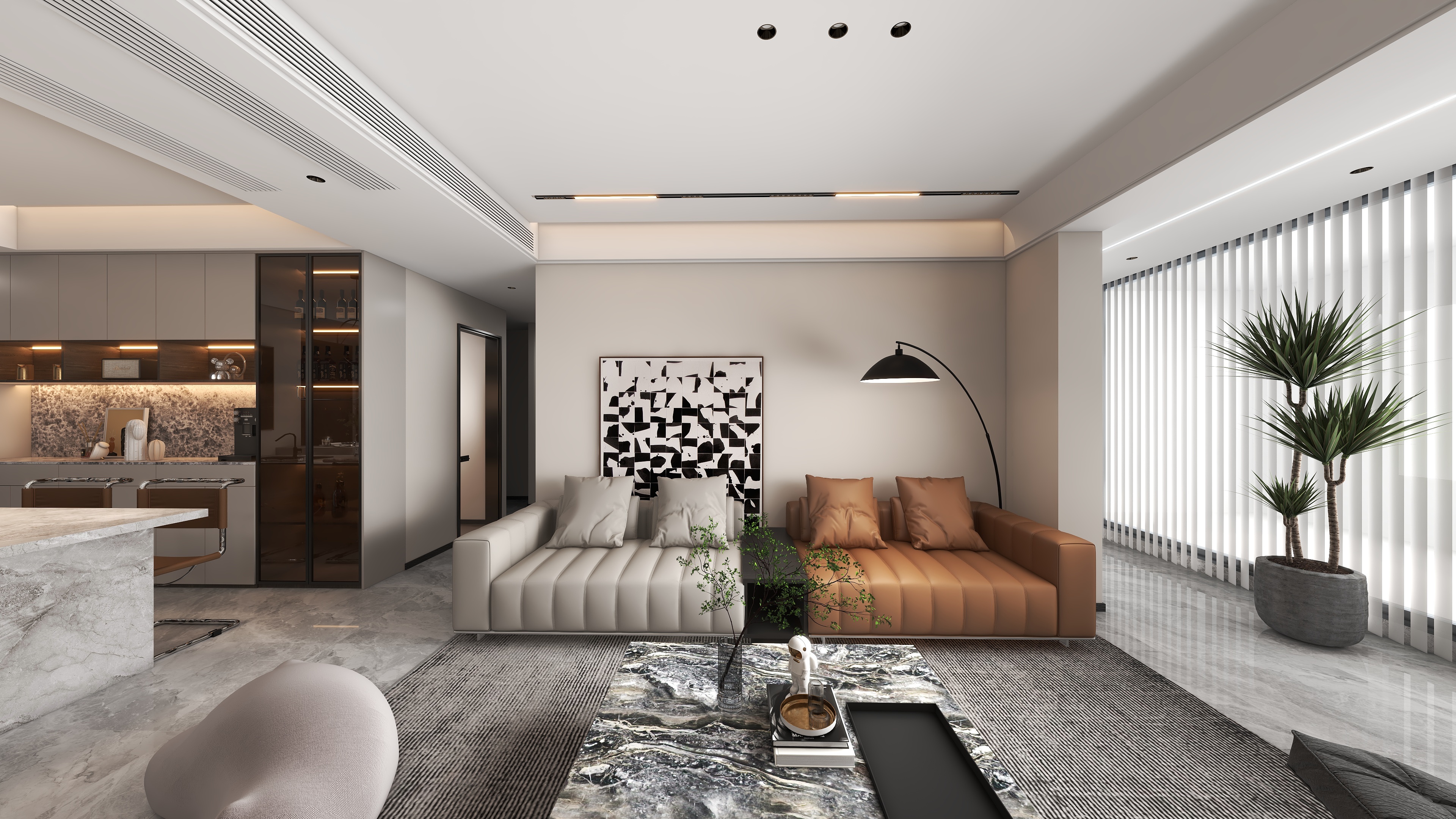 日暮空间设计-江岸臻园5-1207-装修设计方案