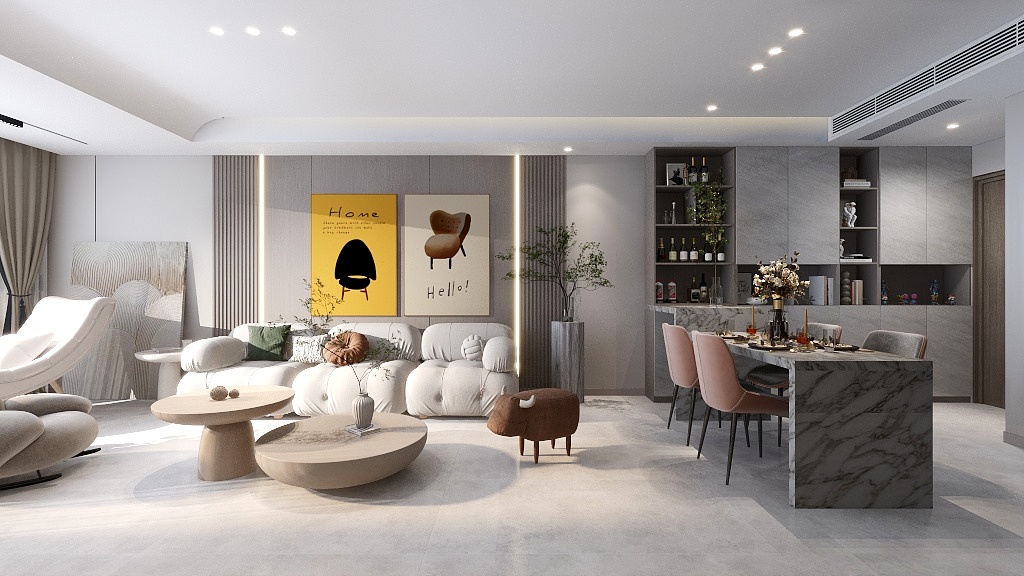 林立清-剑桥公馆效果图-装修设计方案