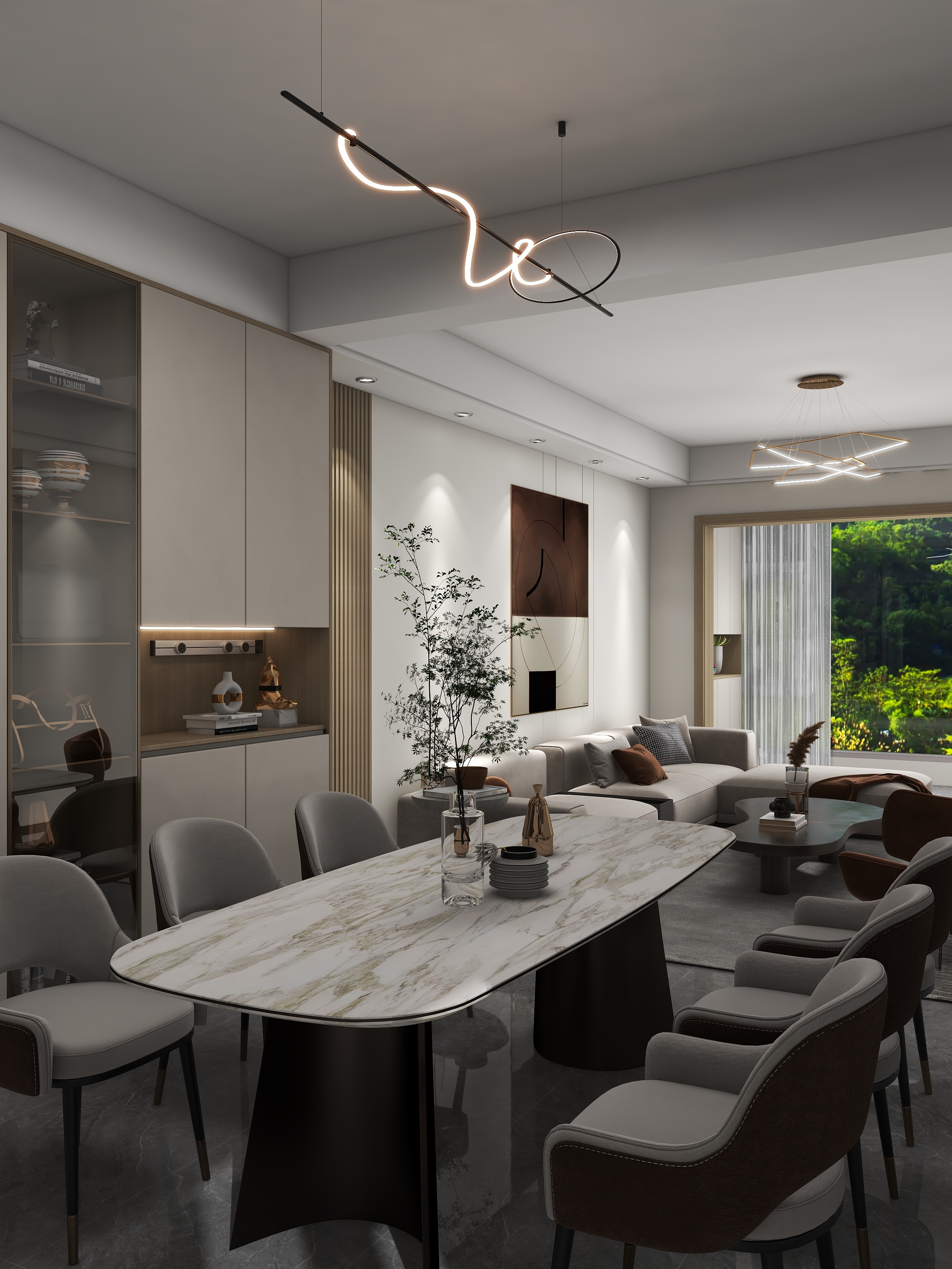 全案设计刘雪峰-贵州现代简约-装修设计方案