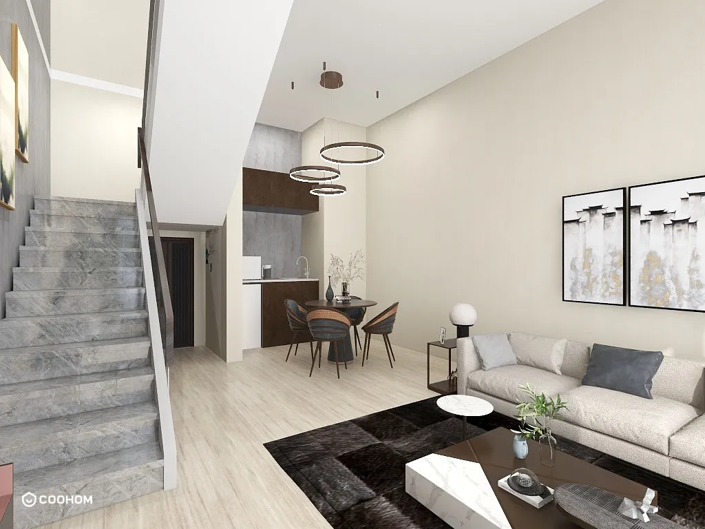 Neha Rehan的装修设计方案:Deluxe Apartment