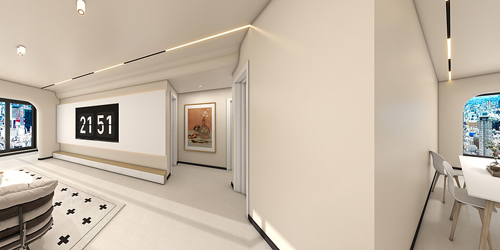 程晨-湘浩国际奶油风-装修设计方案