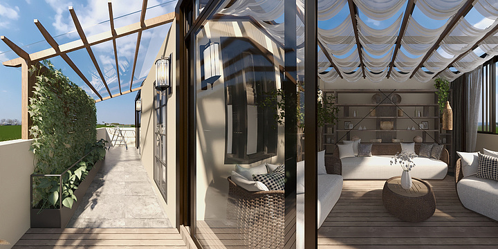 zhouqi1001-御景园105-屋顶和书房-装修设计方案