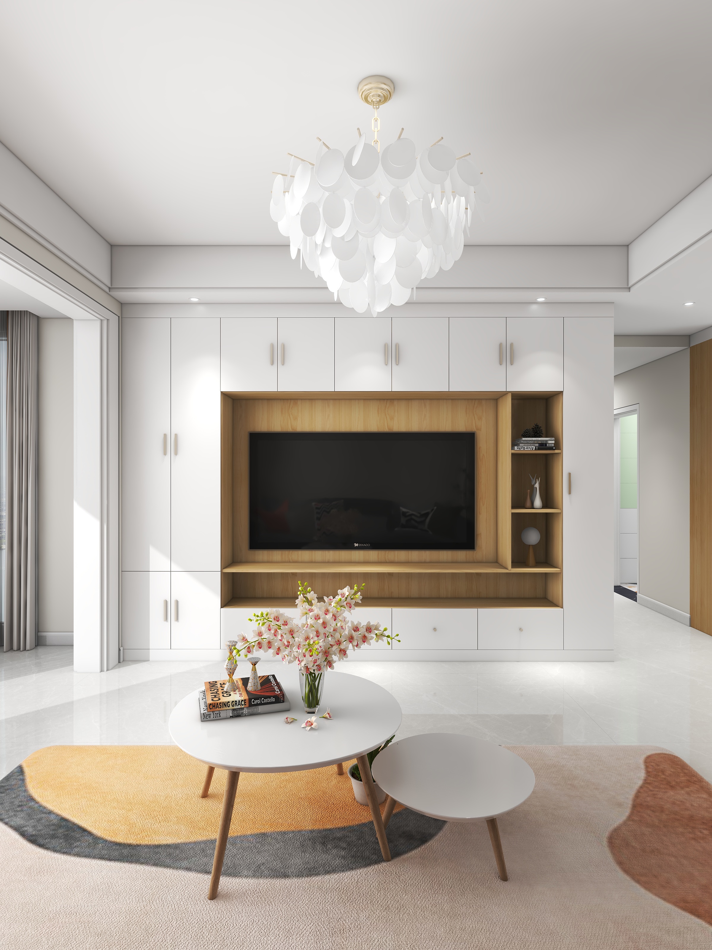 JunyTuTu-加德兰郡府126㎡3室装修效果图