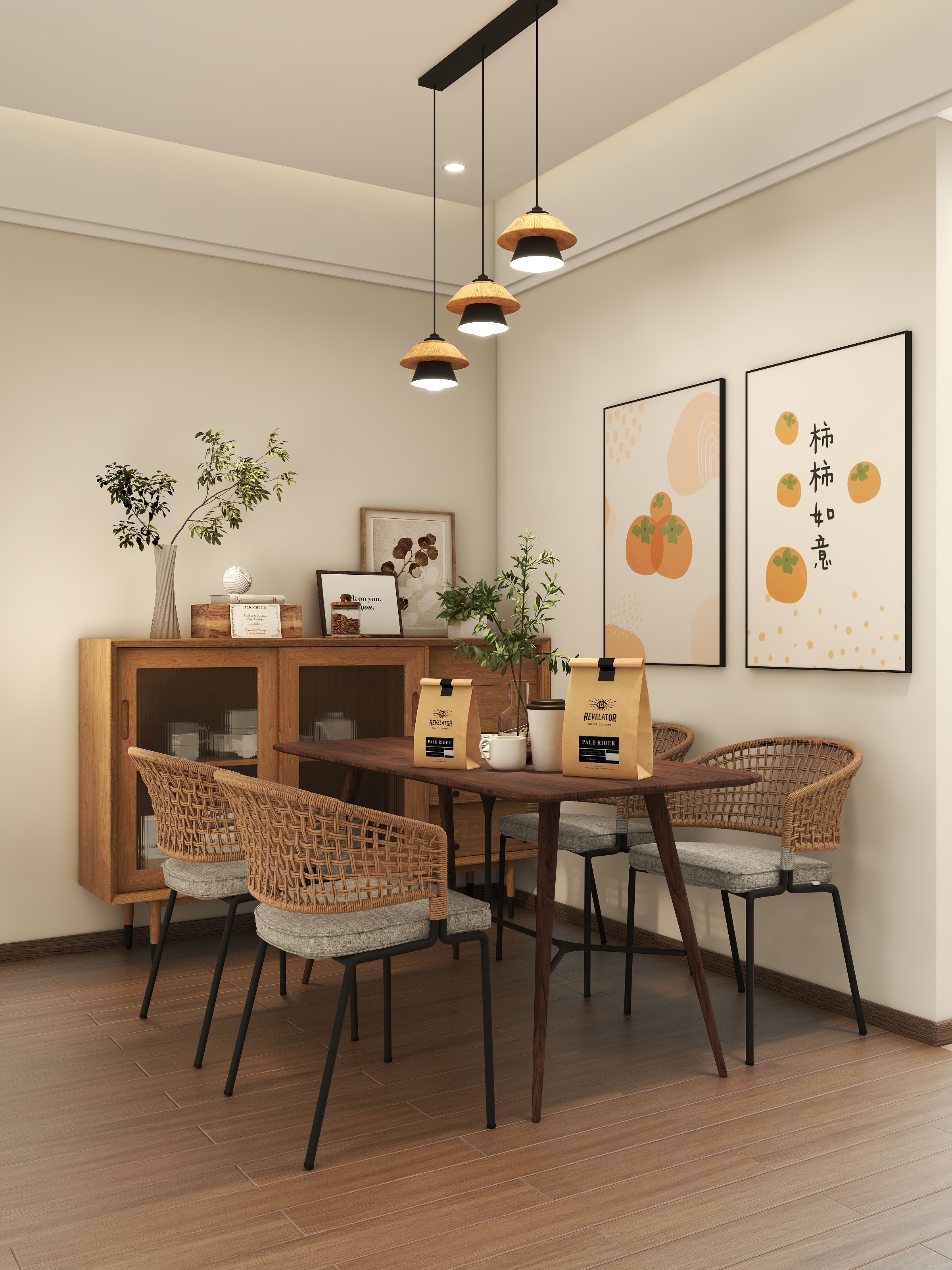 西瓜味大大泡泡糖-海德公园81㎡3室装修效果图