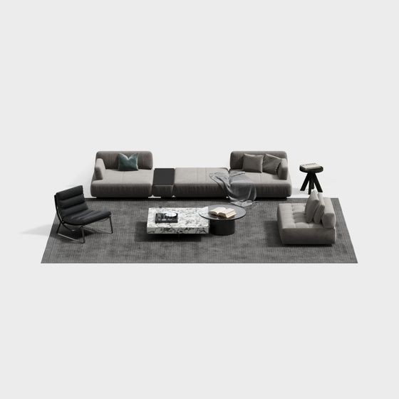 Italian Affordable Luxury Sectional Sofa