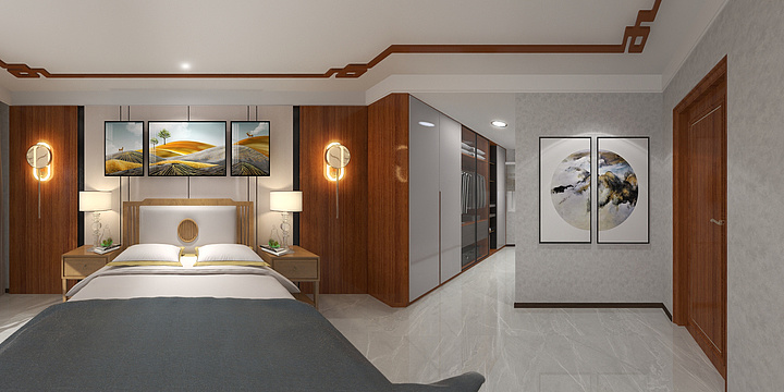 乐凡设计L3-令牌·丝路悦府-装修设计方案