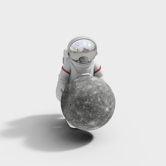 Modern Astronaut Ornament
