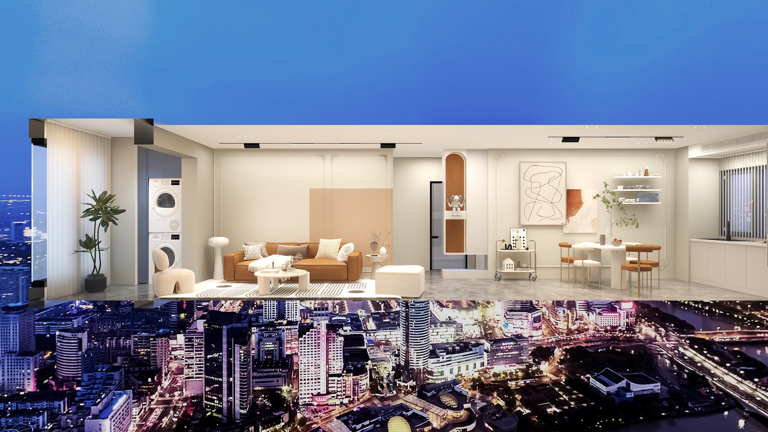 大美艺家设计机构-融创融公馆-装修设计方案