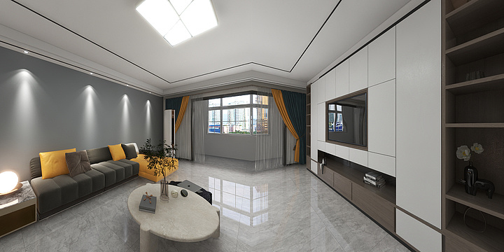 杨伸18355115789-135平 简约风-装修设计方案