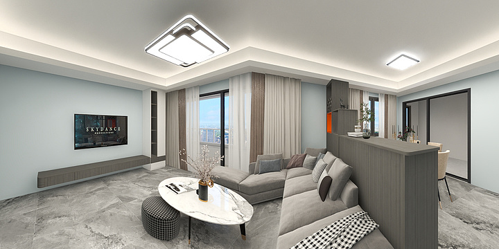 米歇儿-远洋城19栋1806-装修设计方案