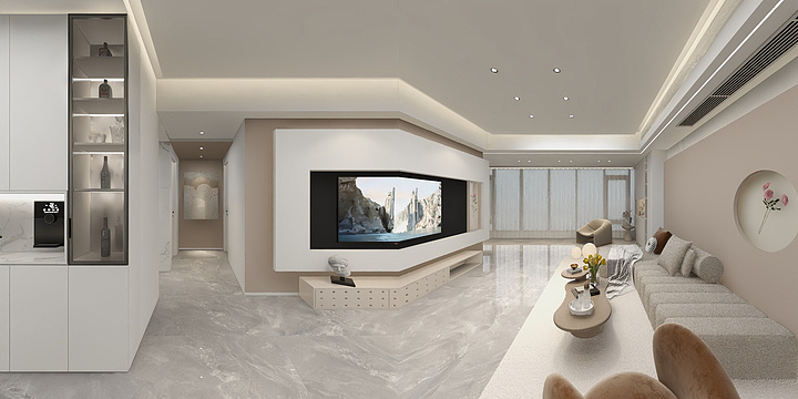 丶鸣-中心城徐总李美女雅居-装修设计方案