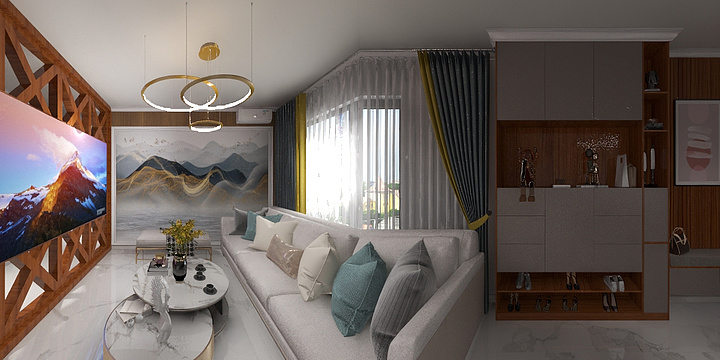 畅享空间  牟韩  15683627987-张总 - 效果图-装修设计方案