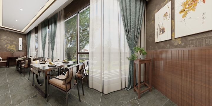 吴雨航wiJm- 中式餐厅包间-副本-装修设计方案