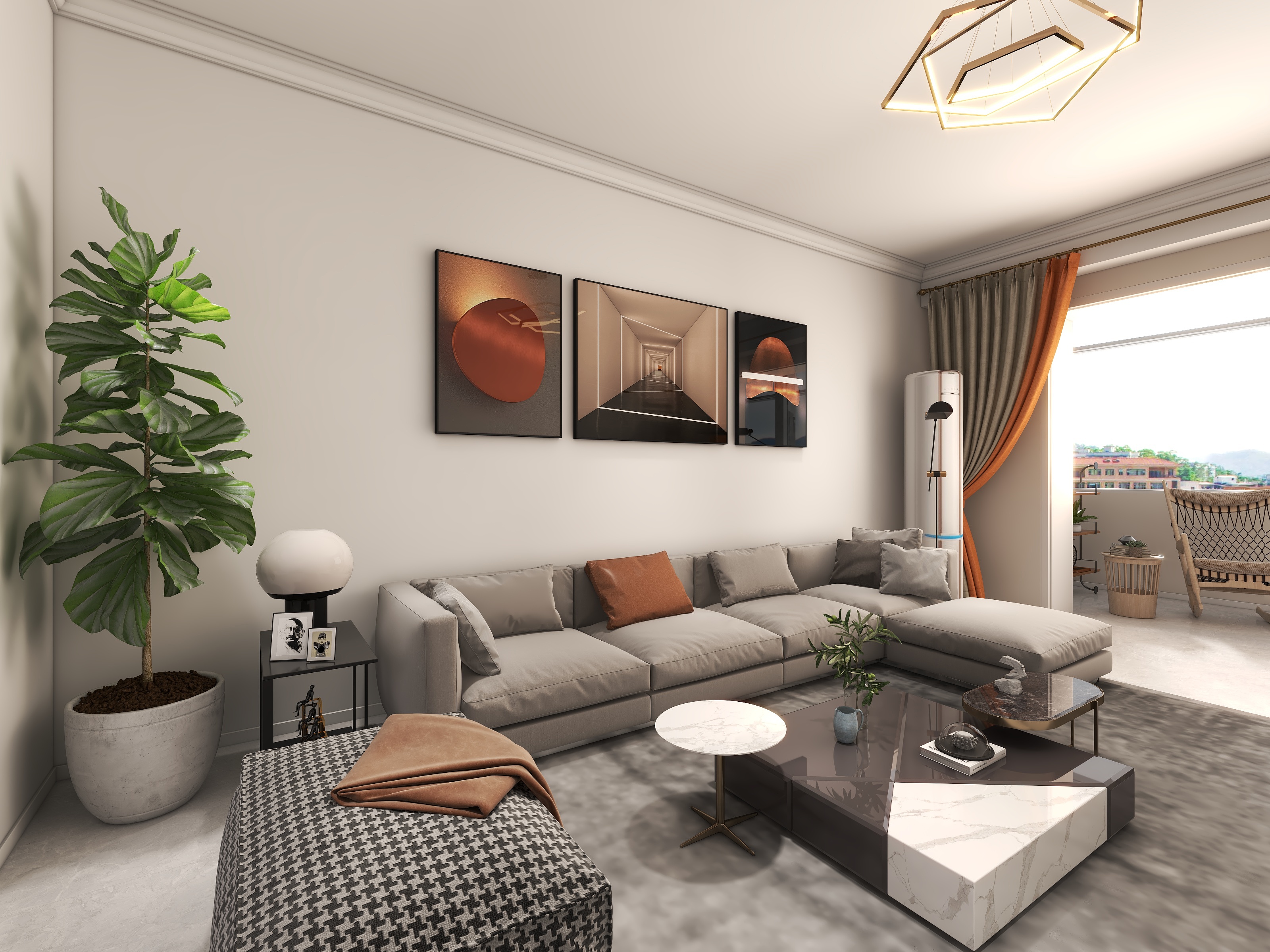 设计王乐-滨湖小区)96㎡2室-装修设计方案