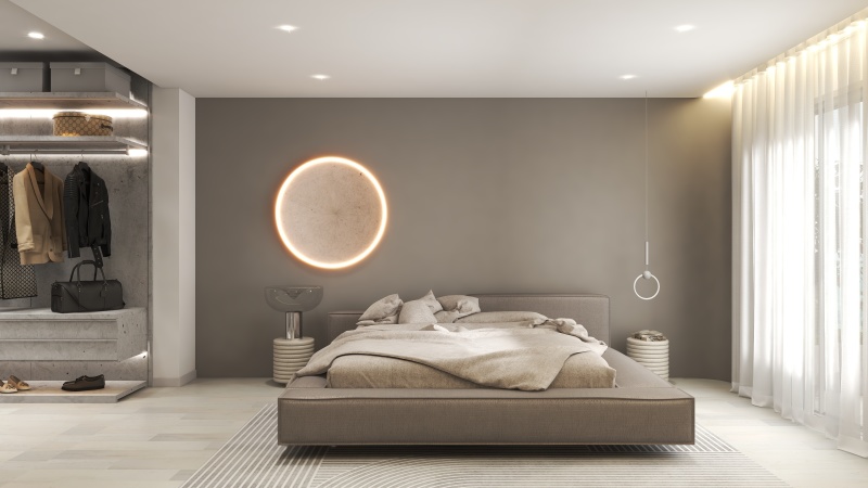Minimalist Grey Bedroom Design Ideas