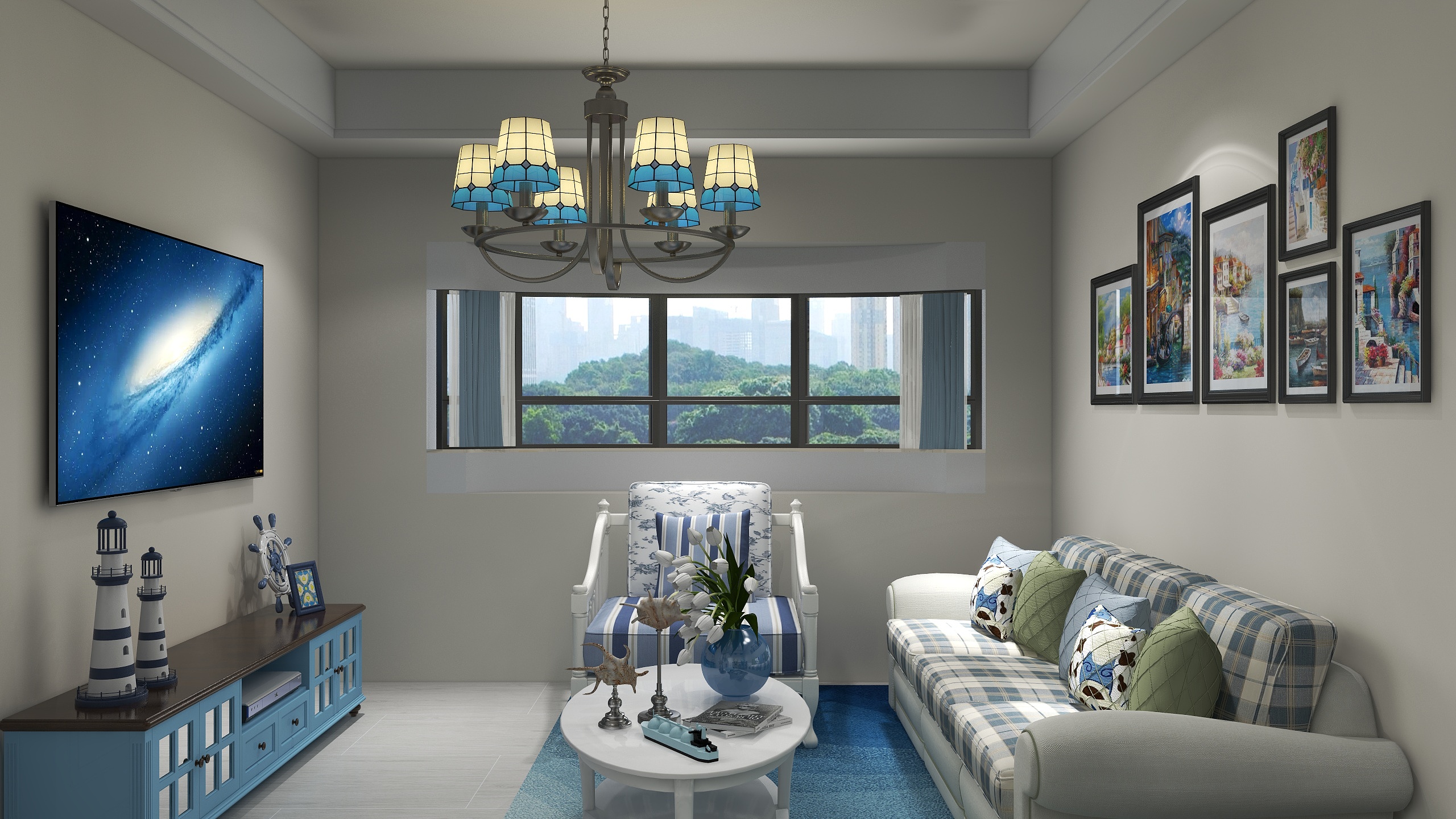 kero军曹-地中海71㎡2室-装修设计方案