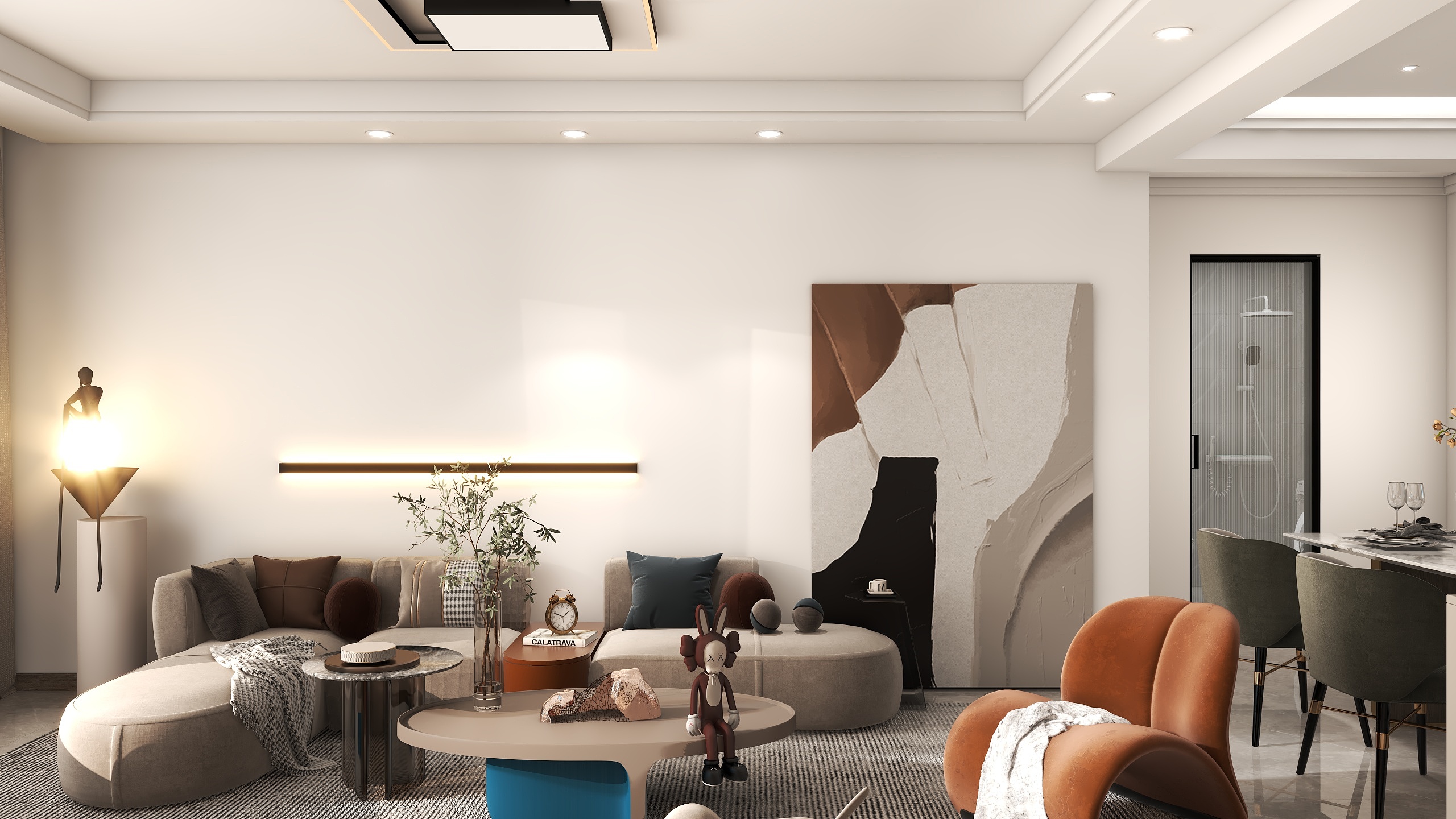 室内设计爽姐-凤凰城109㎡ 19-1-402录音棚-装修设计方案