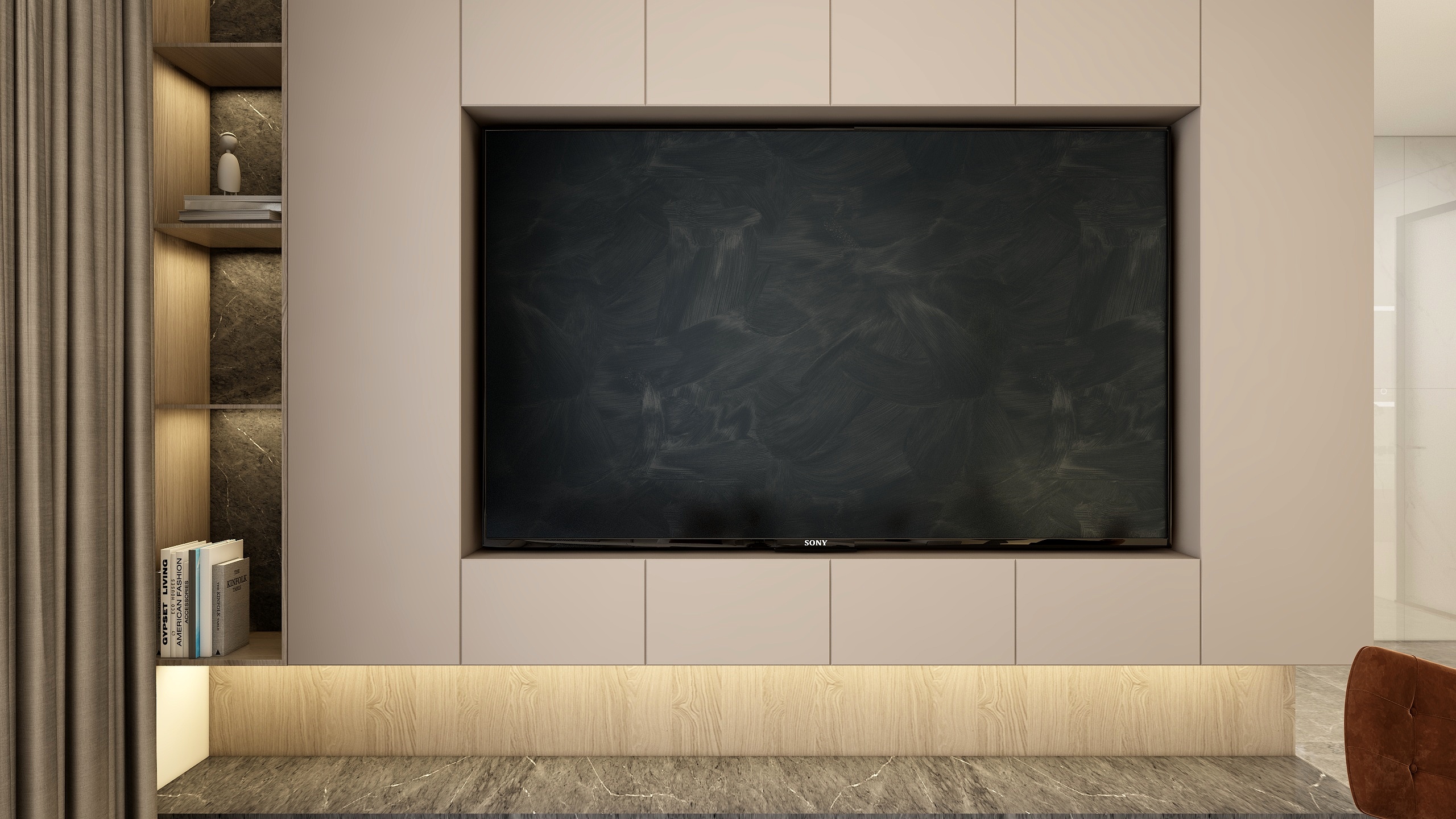 月影设计工作室-观山瑞苑装修效果图