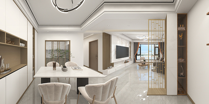 设计丨唐康-豪阁-鼎丰1号院-装修设计方案