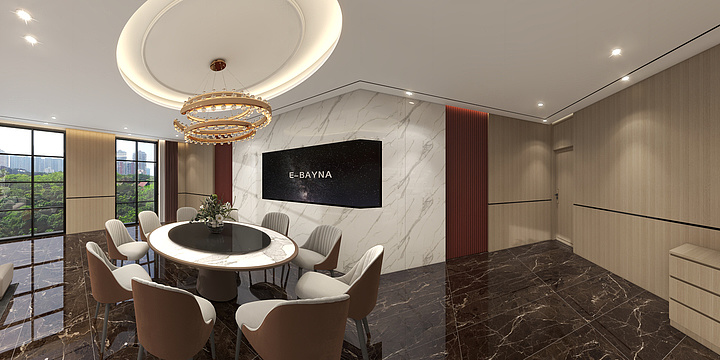 a设计i-牡丹厅-装修设计方案